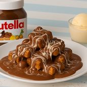24 Mini Nutella Waffles