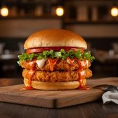  Buffalo Chicken Burger   