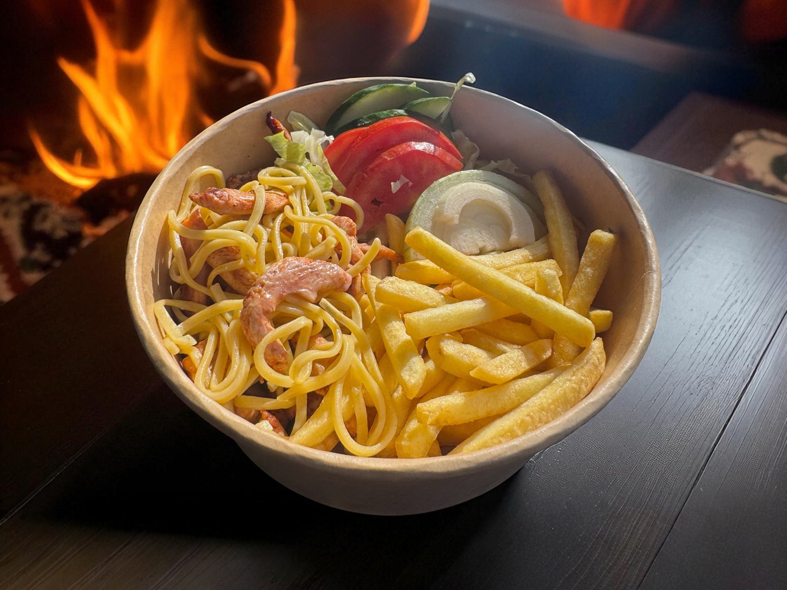 Noodles Donning Doner Bowl