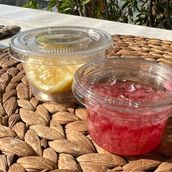 Vinaigrette And Lemon Wedges