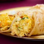 Eggs W Cheese Chapati
