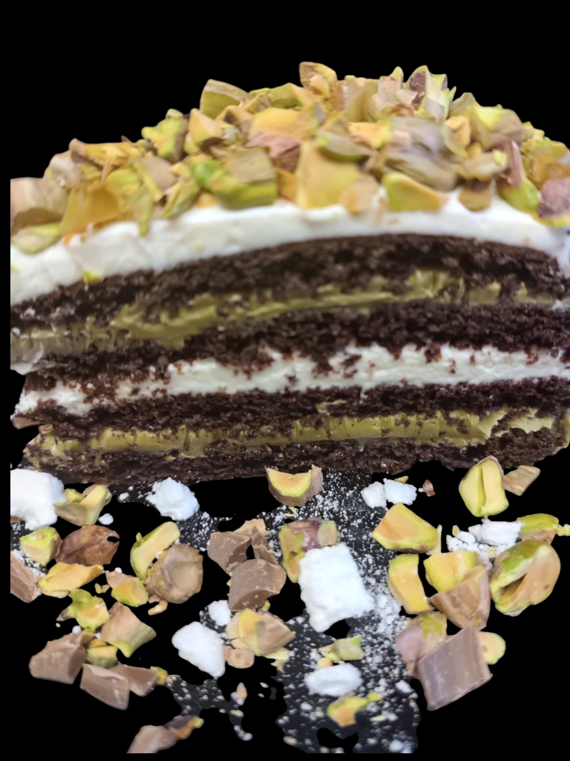 Dubai chocolate cake