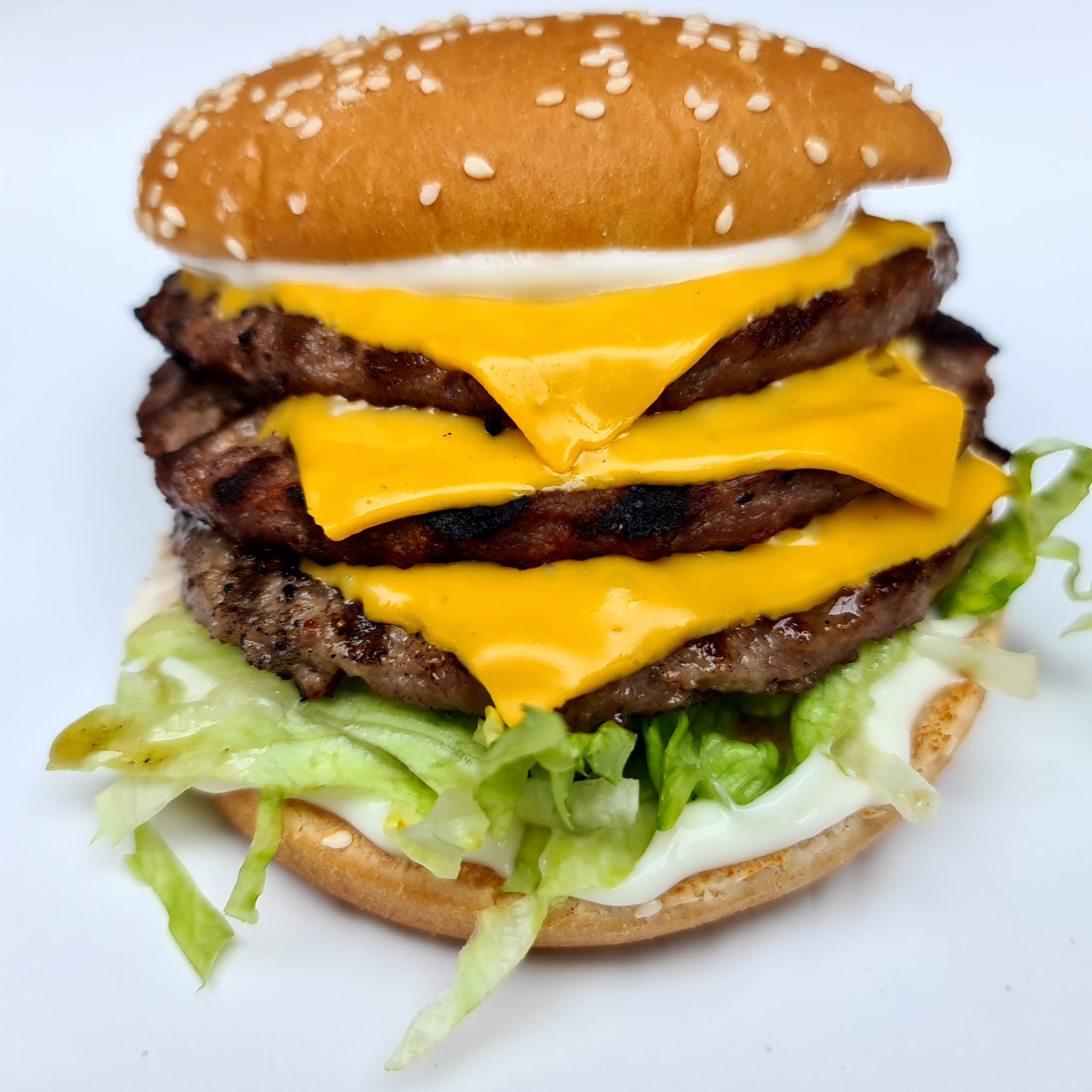 Triple cheese Burger