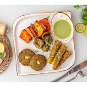 Seasonal Veg Kebab Platter