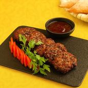 Meat Kebab Tawa Plate