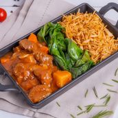 Vegetable And Beef In Tomato Sauce