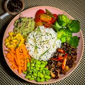 Chicken Terriyaki Poke Bowl & Co