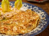 brown Labna Omelet