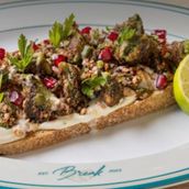 Falafel Halloumi Toast