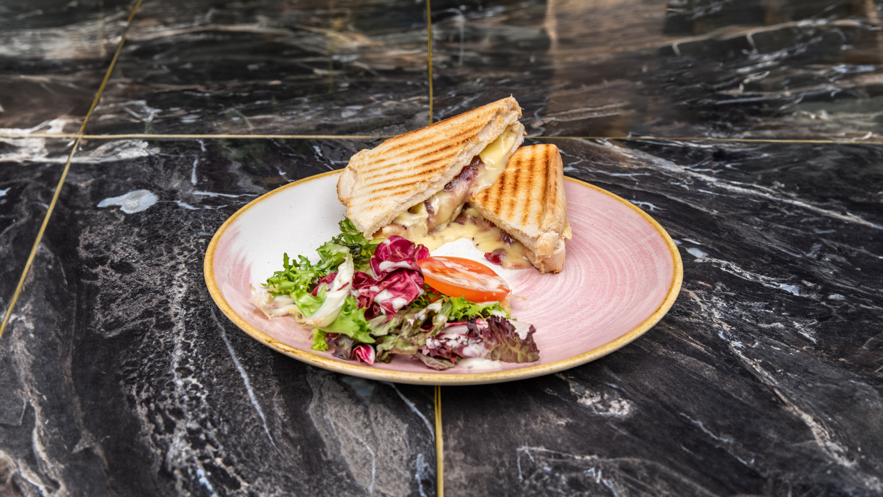 Brie and Cranberry Toastie