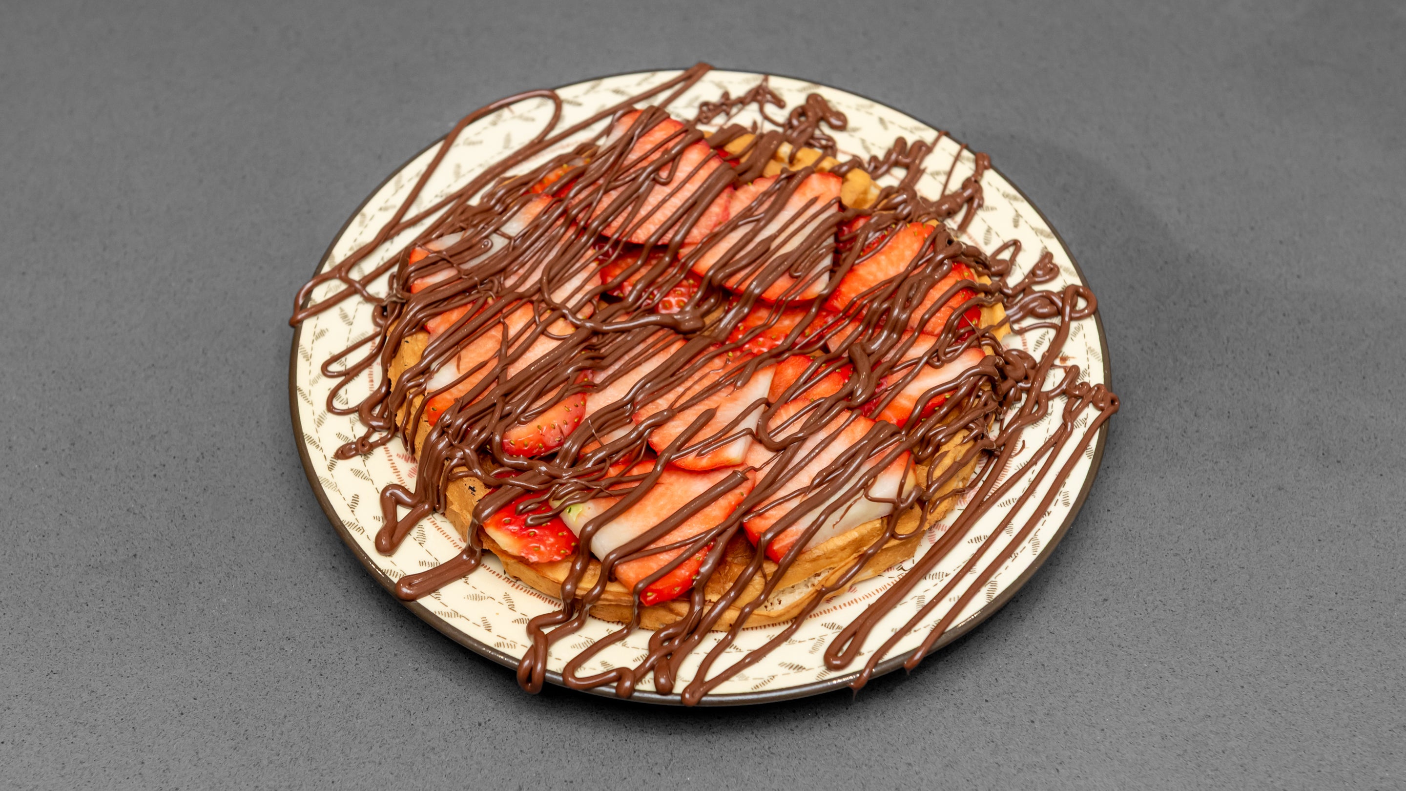 Strawberry & Nutella Waffle