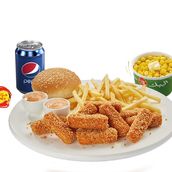 10 pcs Spicy Fish Fillet Nuggets Combo w/ Corn