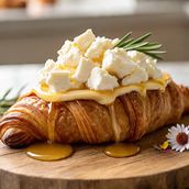Honey and Feta Croissant