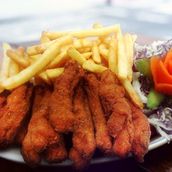Fish Fingers With Chips