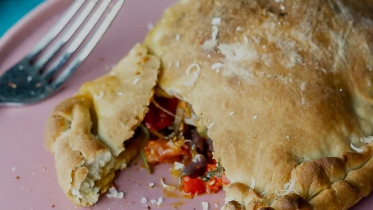 Vegetable Hot Calzone