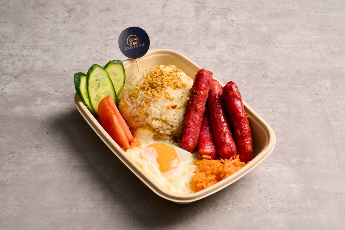 Longsilog (Sweet) Breakfast Meal