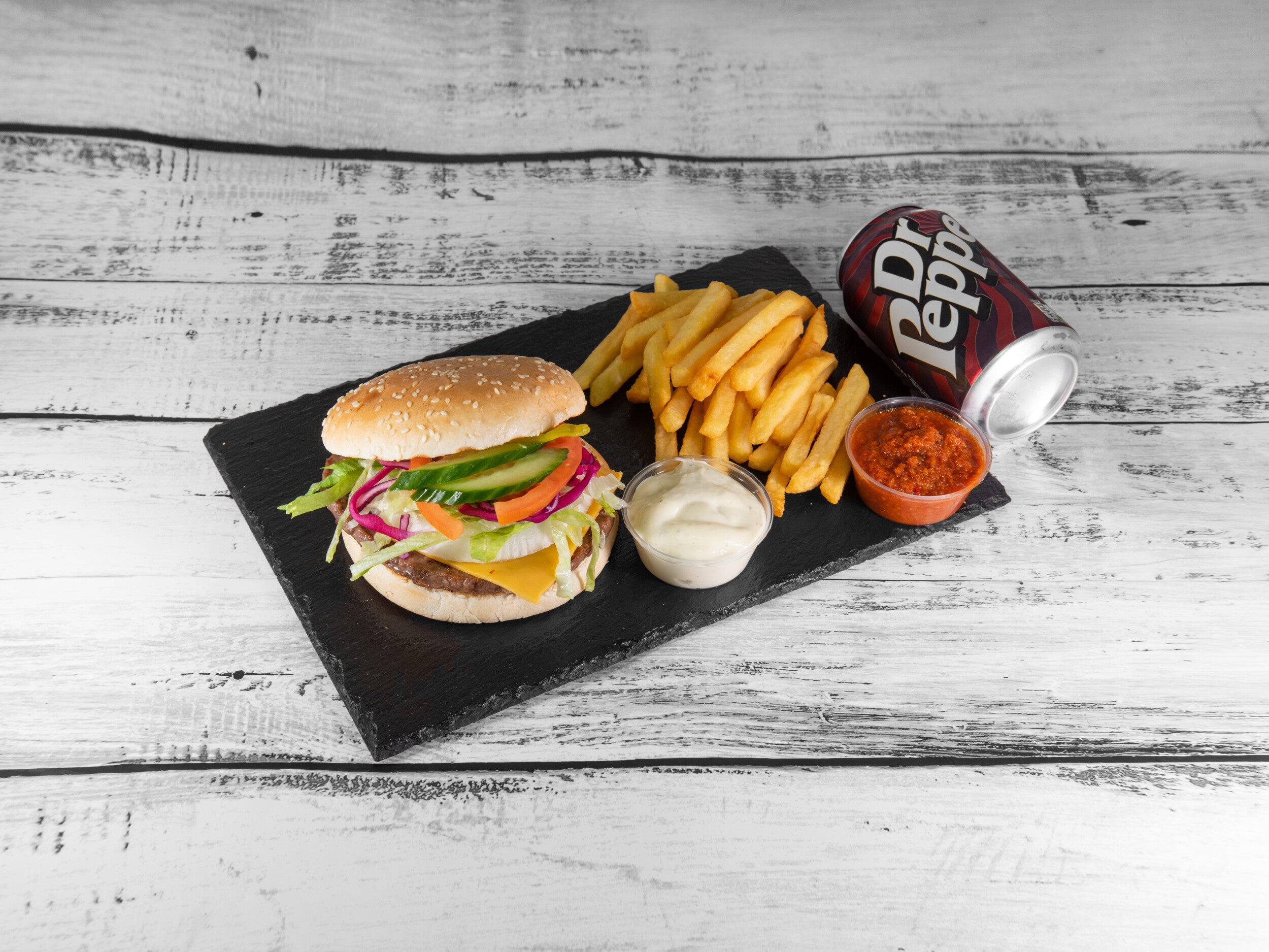 3/4lb Cheese Mega Burger