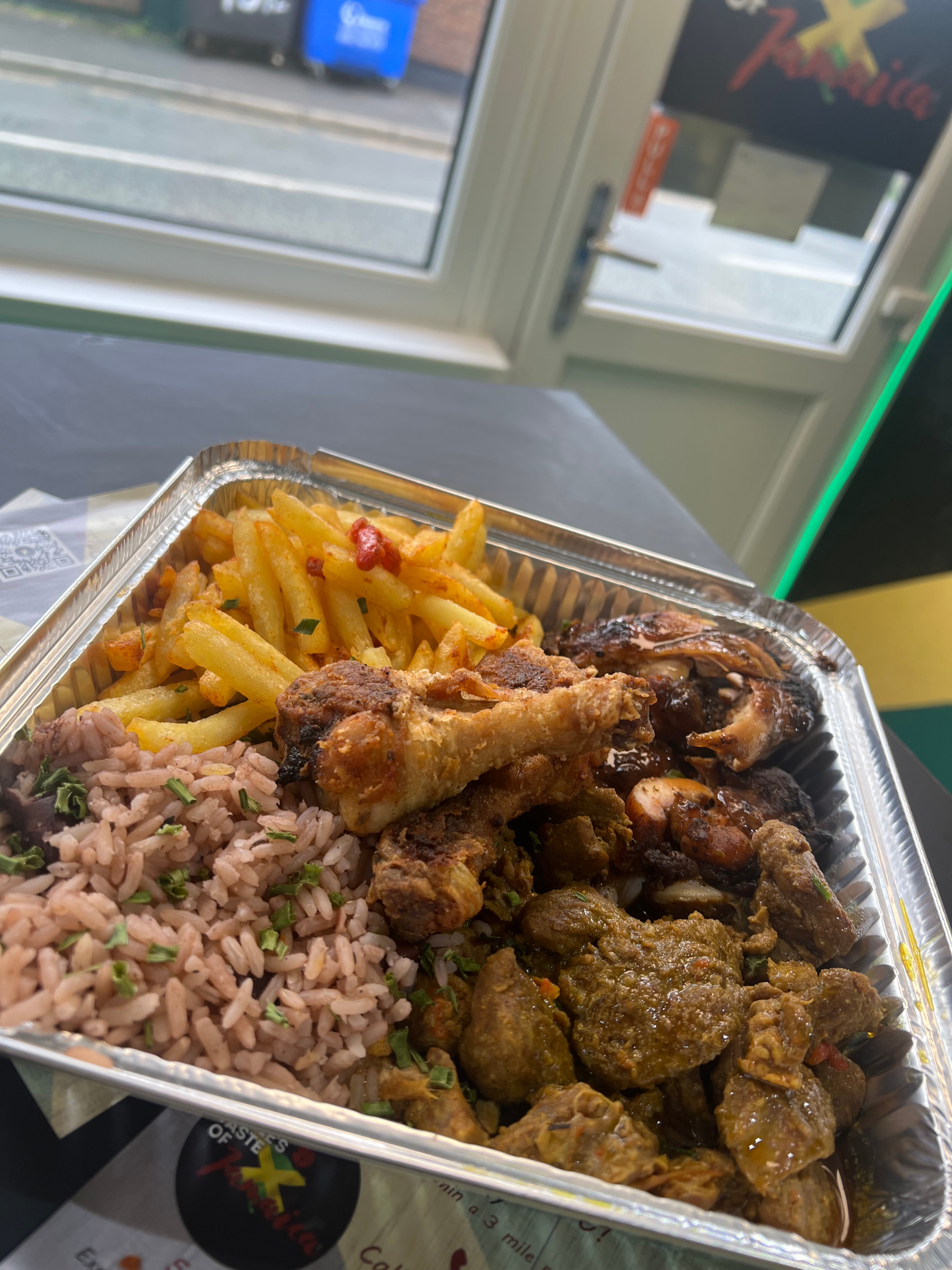 Angie’s reggae box meal