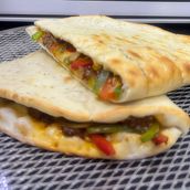 Philly Cheese Steak Sandwich Grilled Chicken