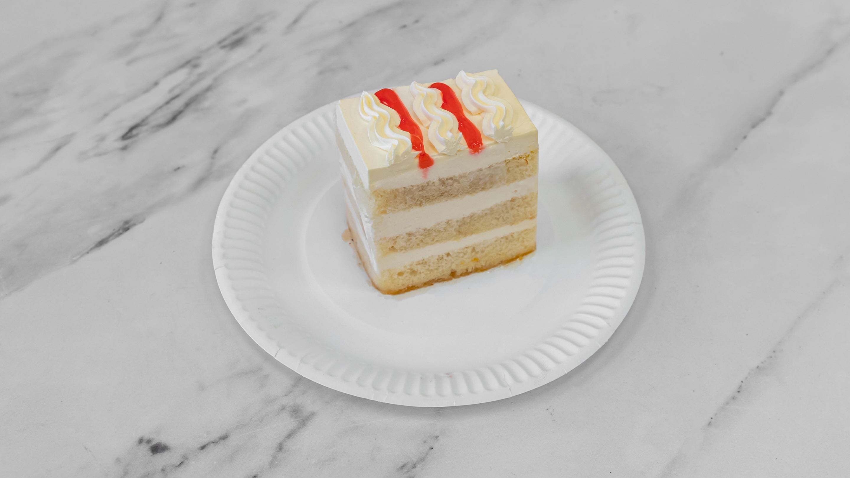 Vanilla Cake slice