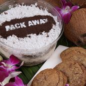 Small Coconut Ice Cream And Cookies
