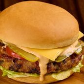 Freshly Baked Chicken Patty Burger
