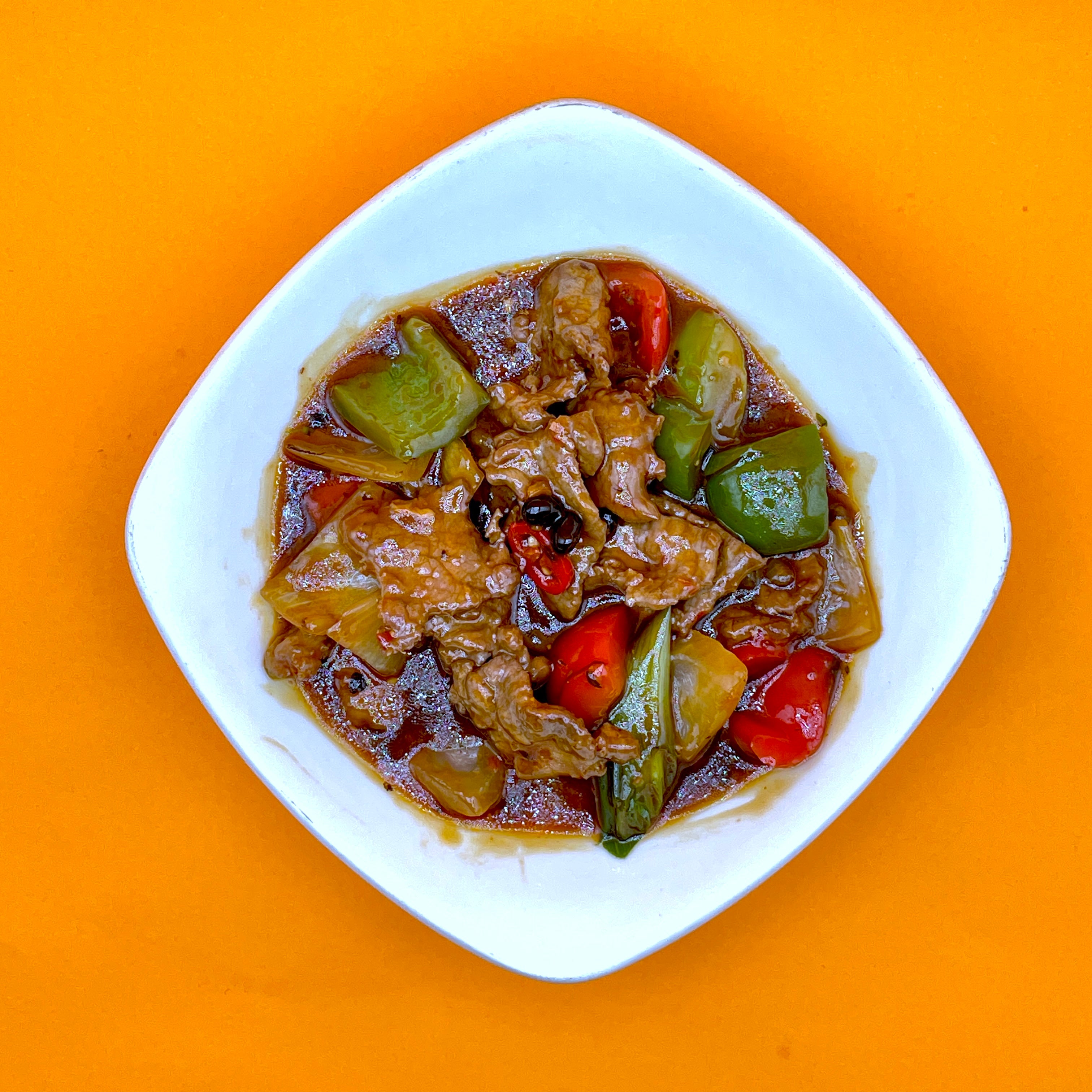 Beef in Black Bean Sauce ��️豉椒牛肉