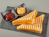 Peanut Butter and Strawberry Jam Toastie 
