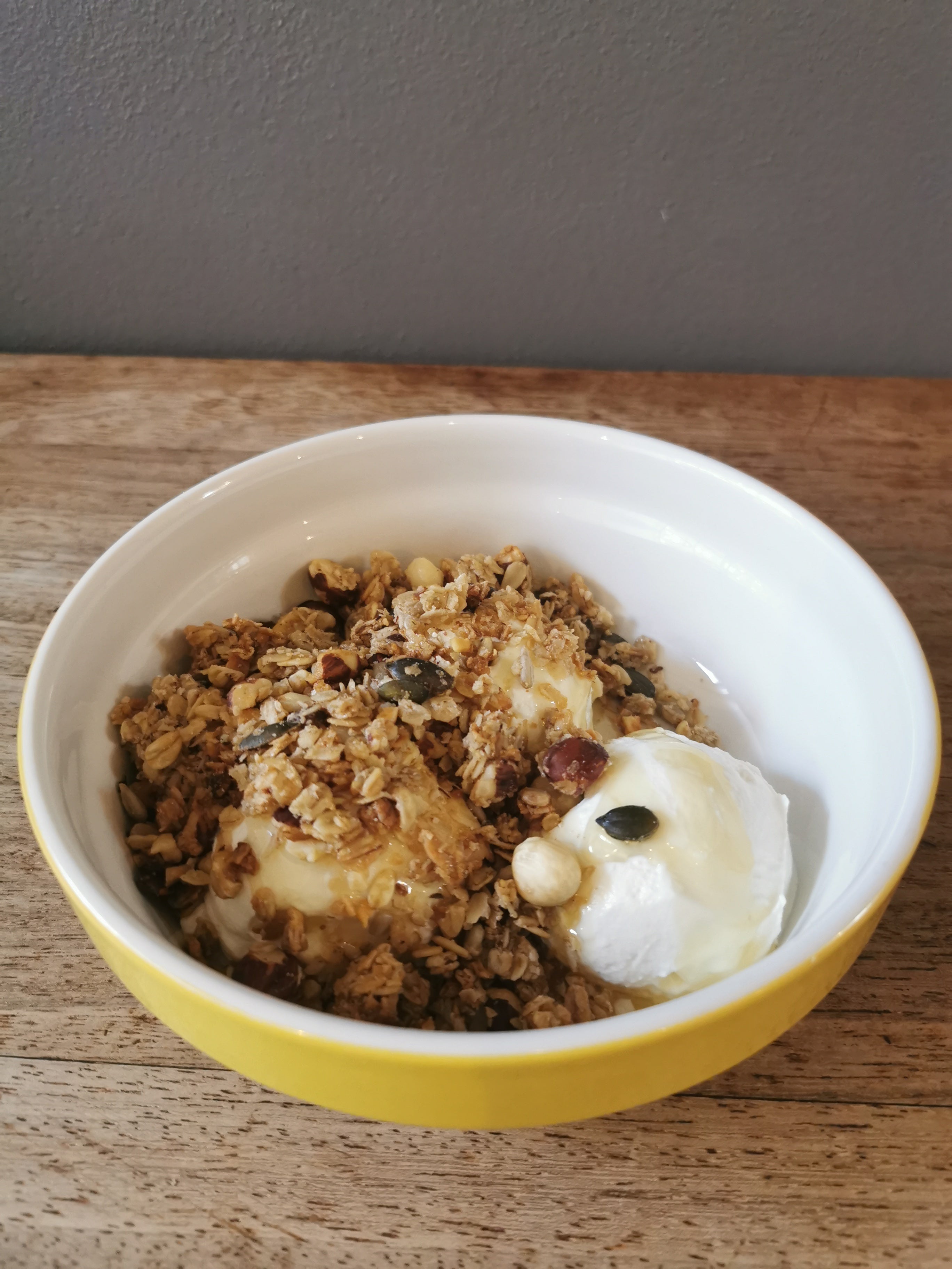 House-made Granola with Greek Yoghurt & Honey