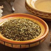 Zaater with olive oil