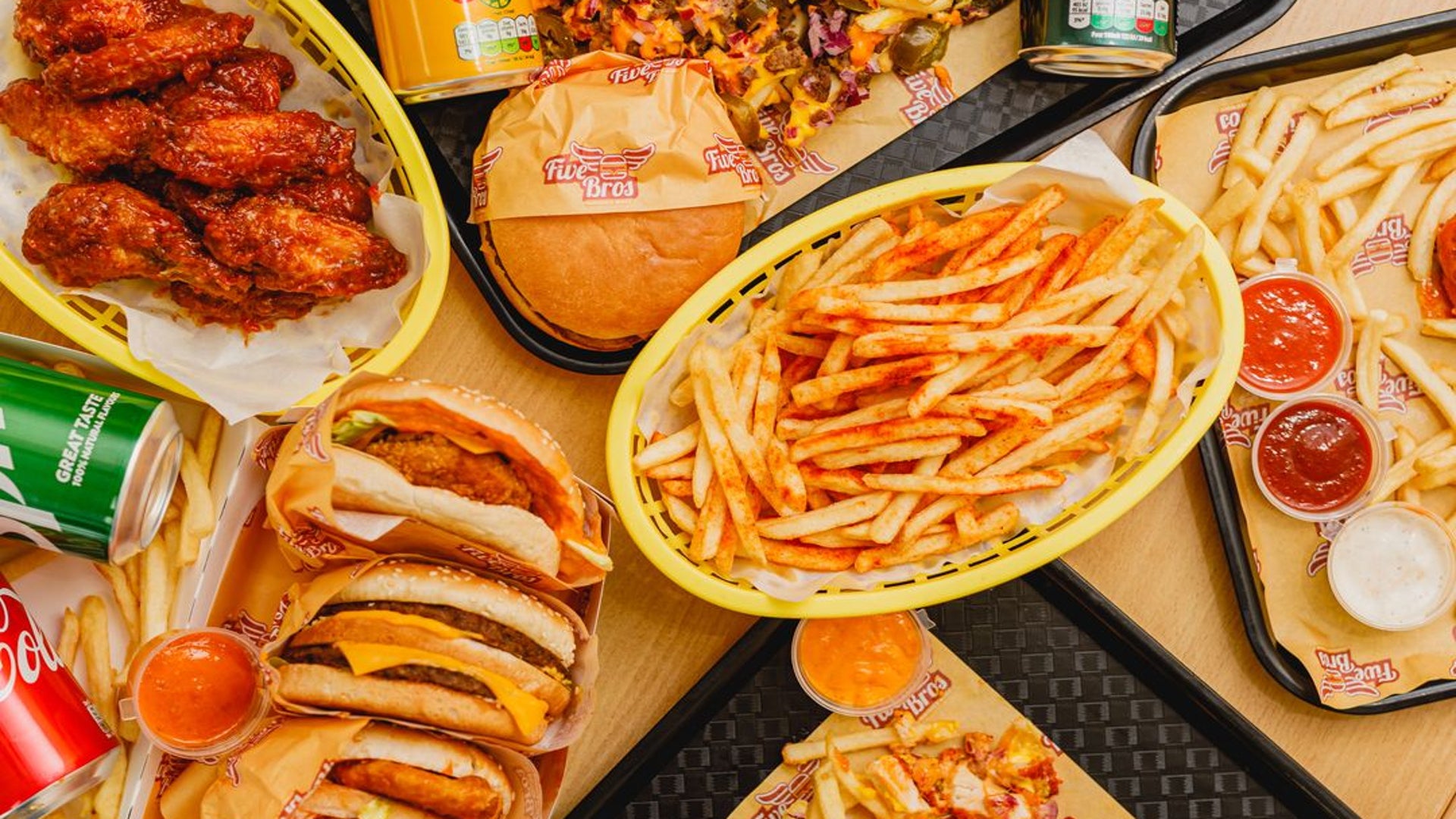 Five Bros Burgers and Wings