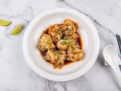 Spicy Steamed Wonton Seafood, Egg