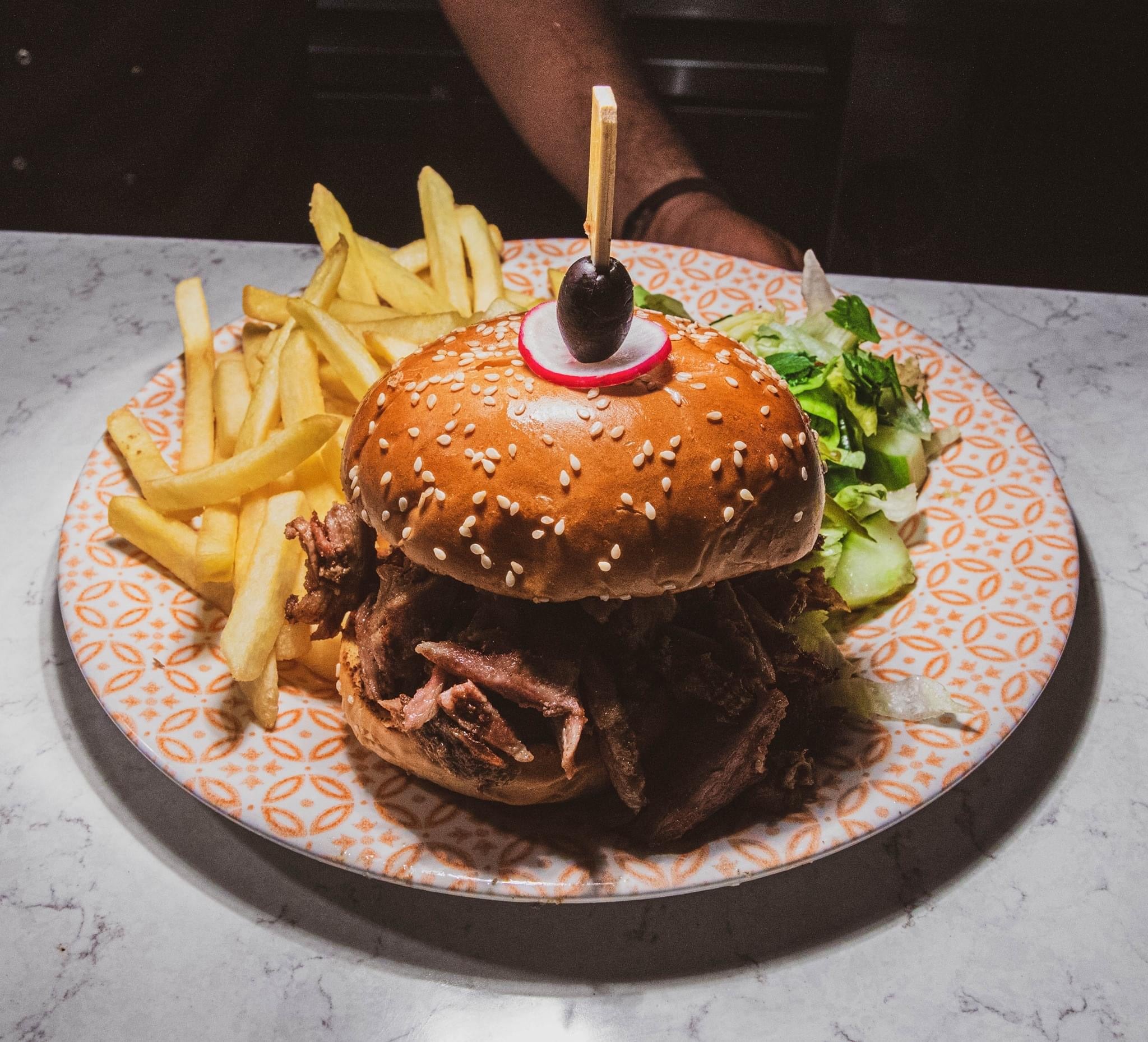 Chicken Shawarma Burger