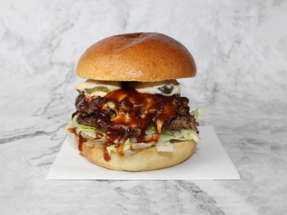 Double Smokey BBQ Beef Burger