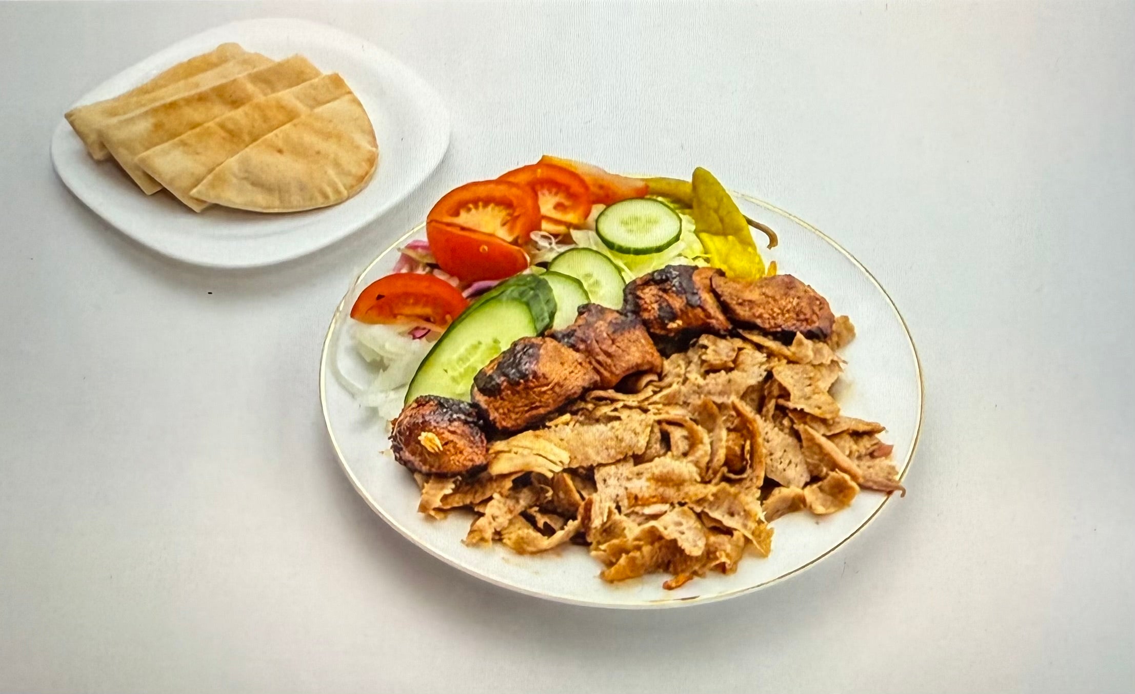 Lamb Shish and Doner