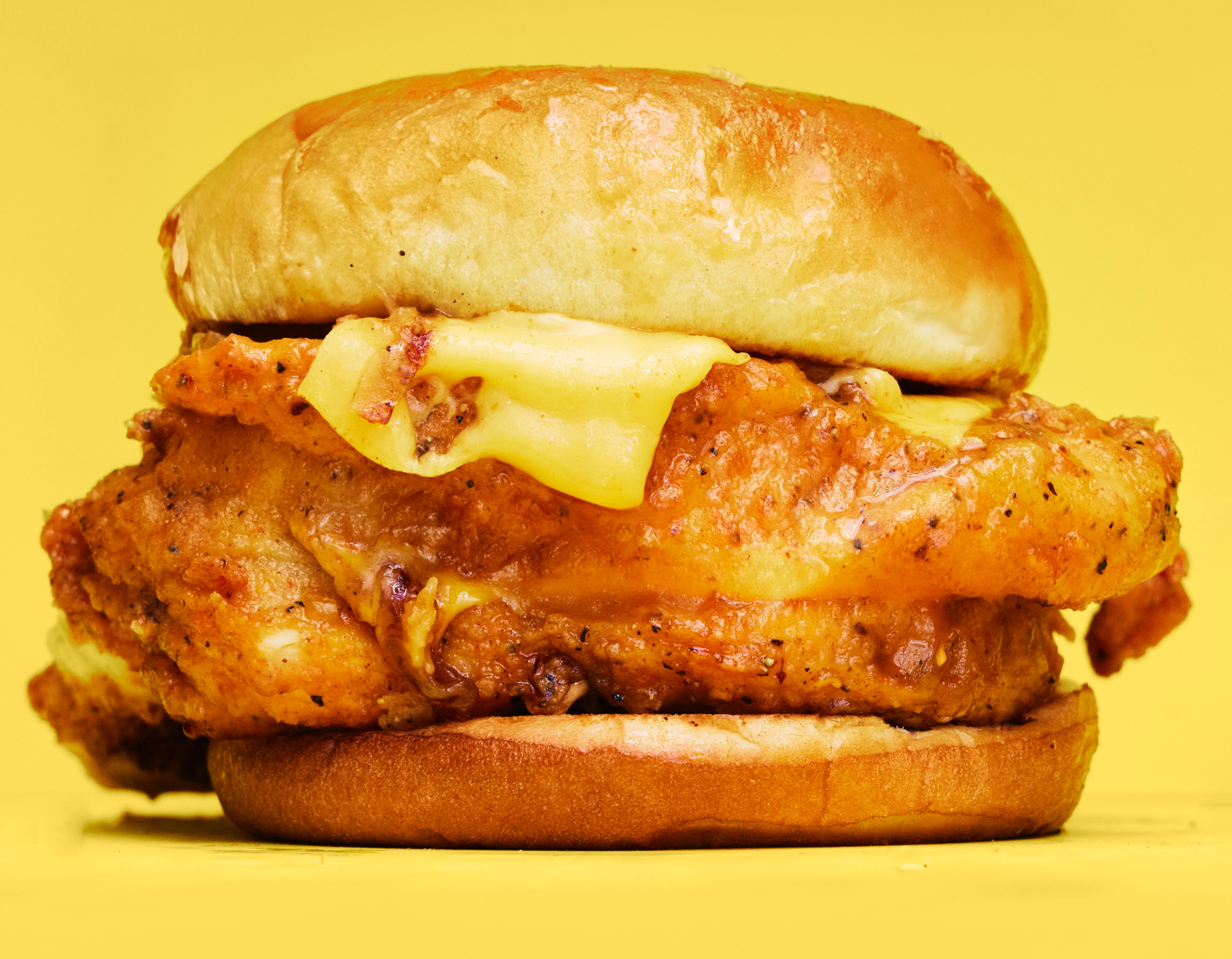 Fiery Fried Chicken Burger