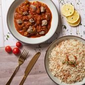 Bemyeh With Rice (Okra)