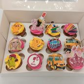 12 Pecs Cupcake Box