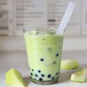 Muskmelon Bubble Tea