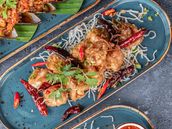Crispy Shrimp With Tamarind Sauce 