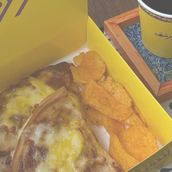 Cheese Turkey Paratha