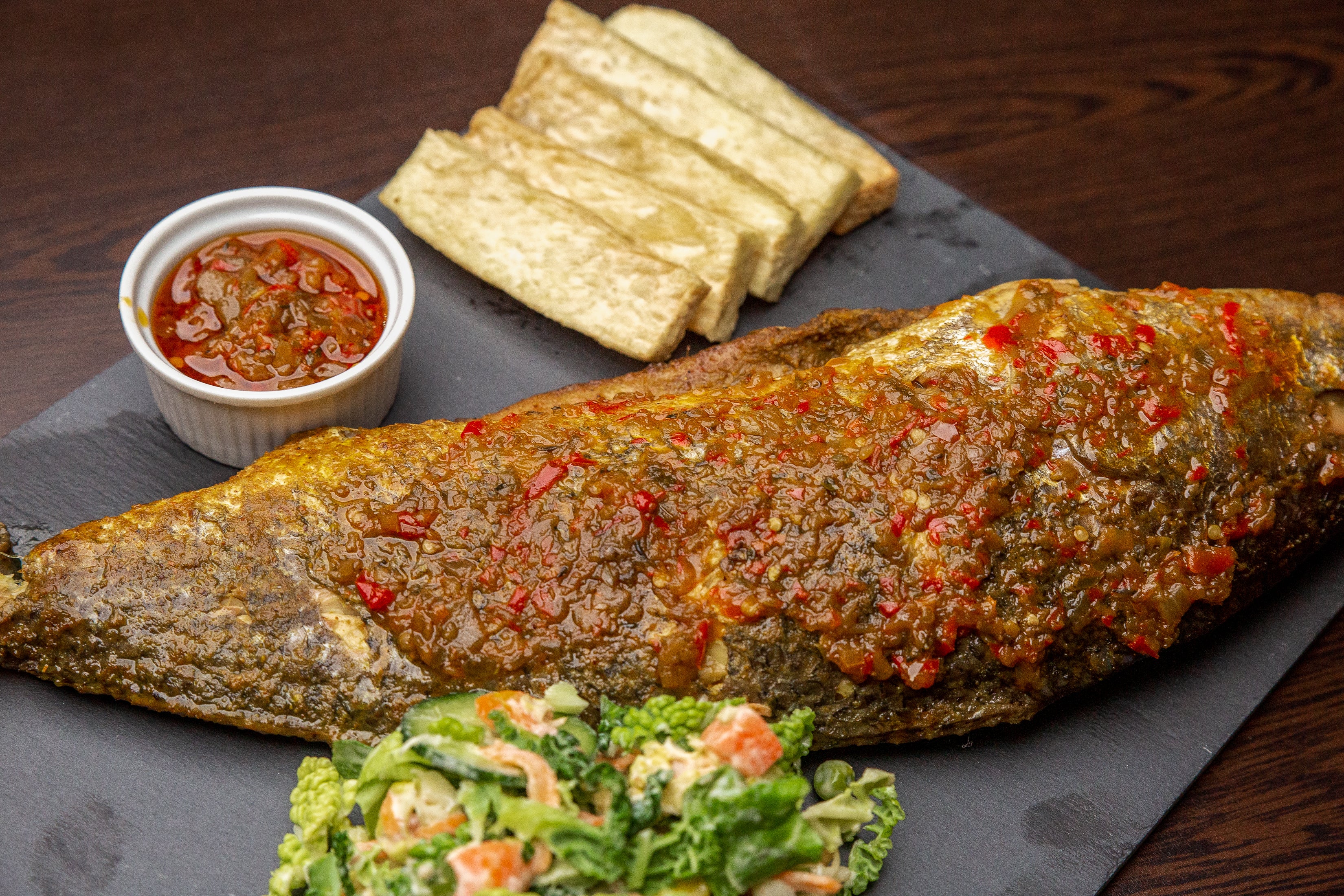Grilled Croaker Fish