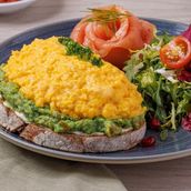 Egg And Avocado Tartine