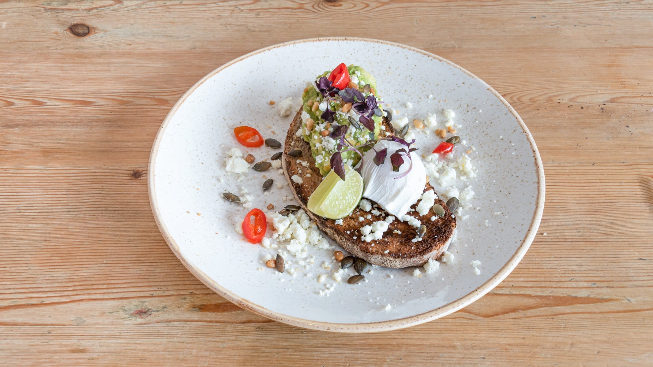 Avocado on Sourdough (V)