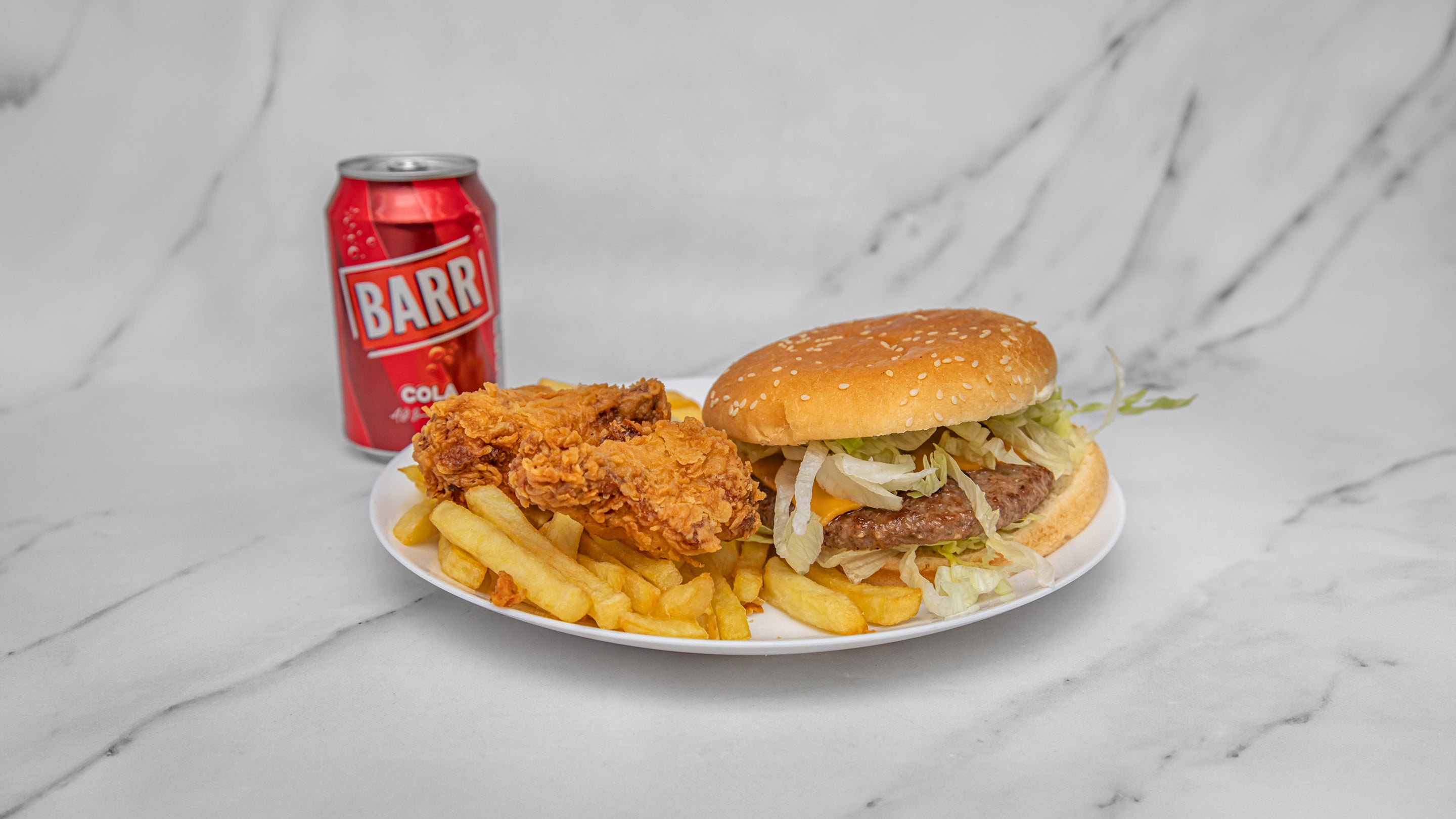Quarter Pounder, Chips, and 2 Wings