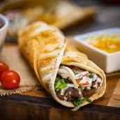 Bbq Lamb Kabab Sandwich