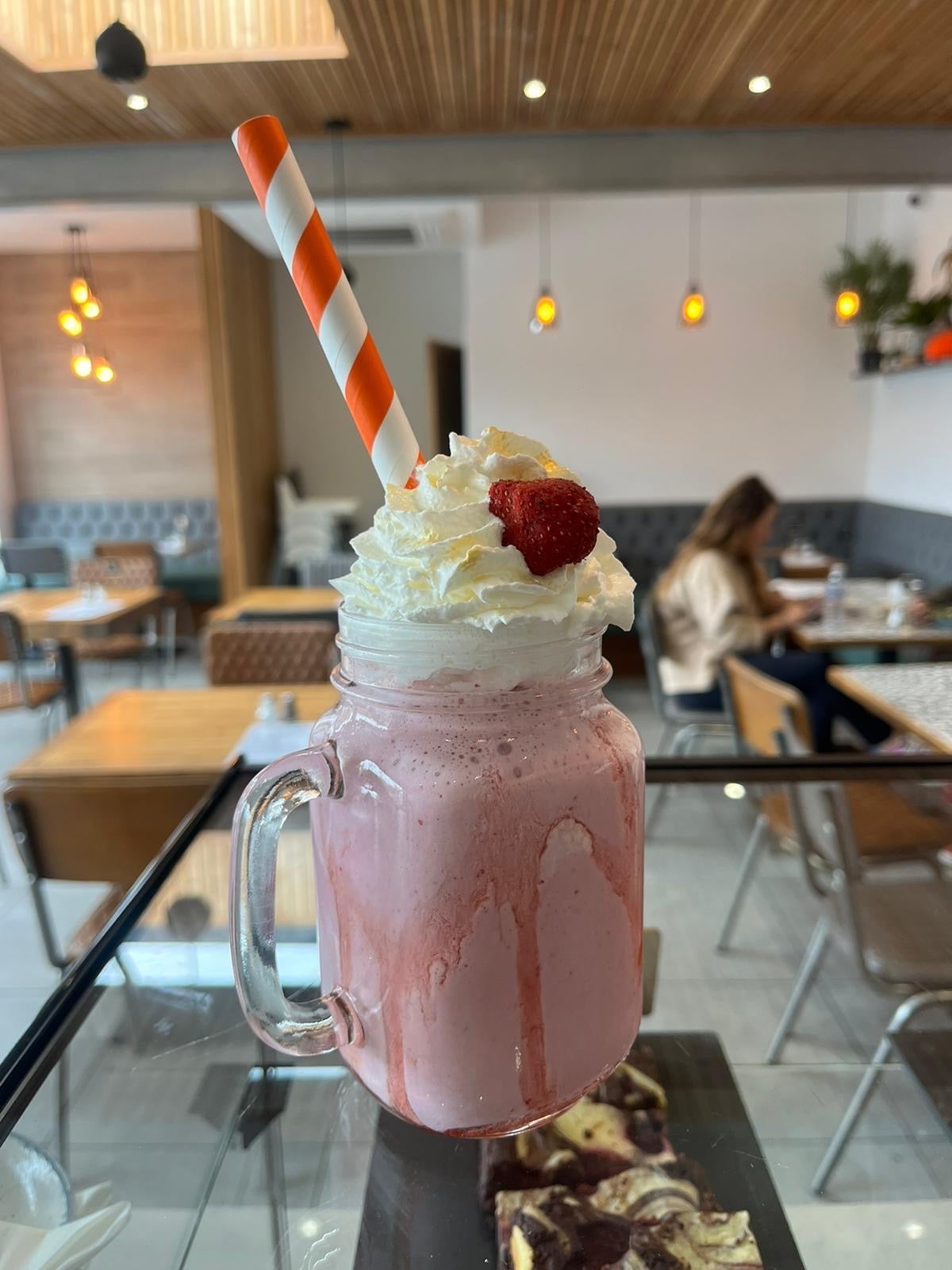 Strawberry milkshake