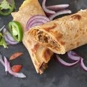 Mutton Tikka Boti Roll