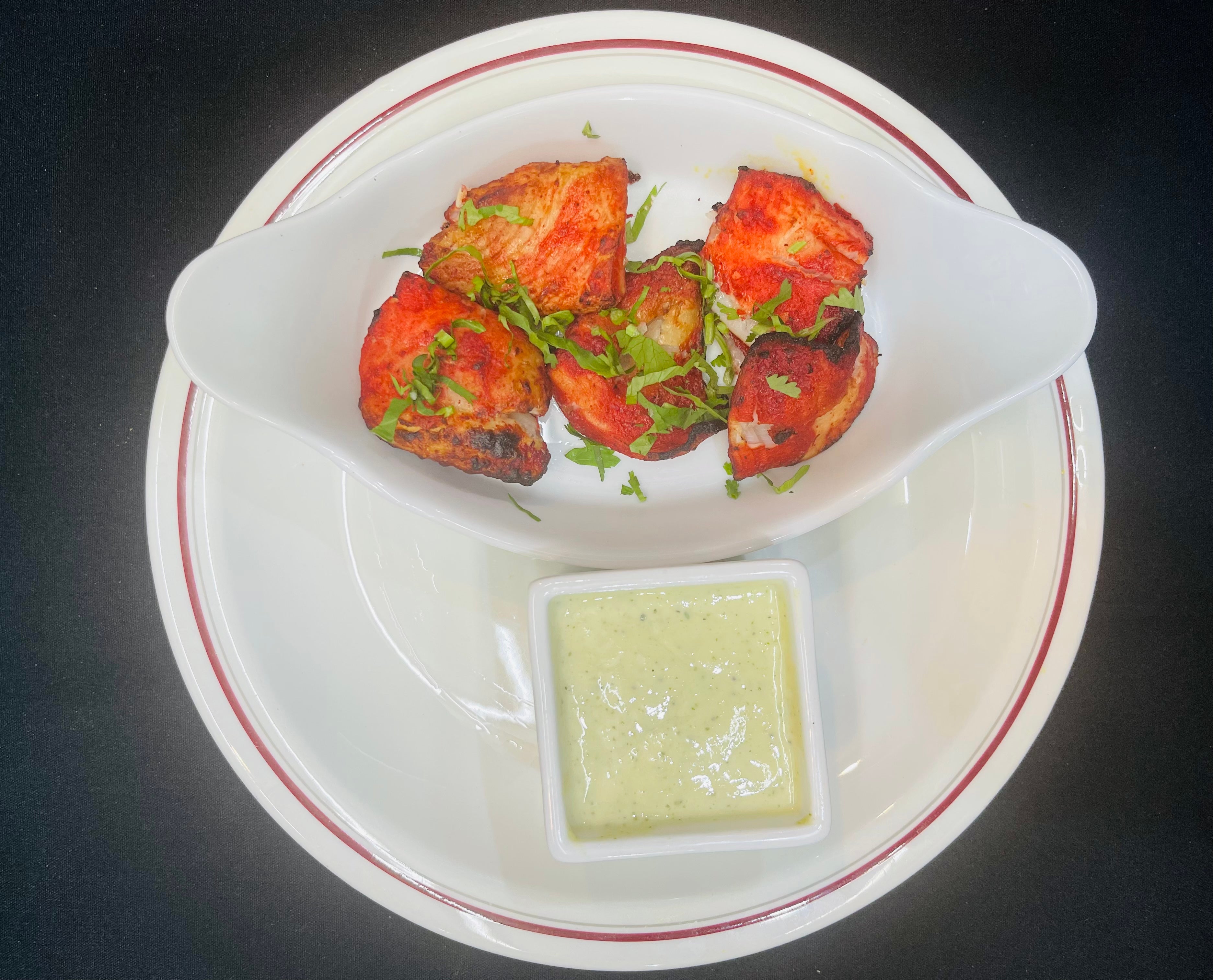 Ajwani Salmon Tikka