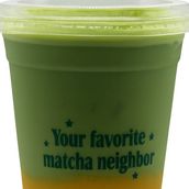 Mango Matcha with Coconut Milk